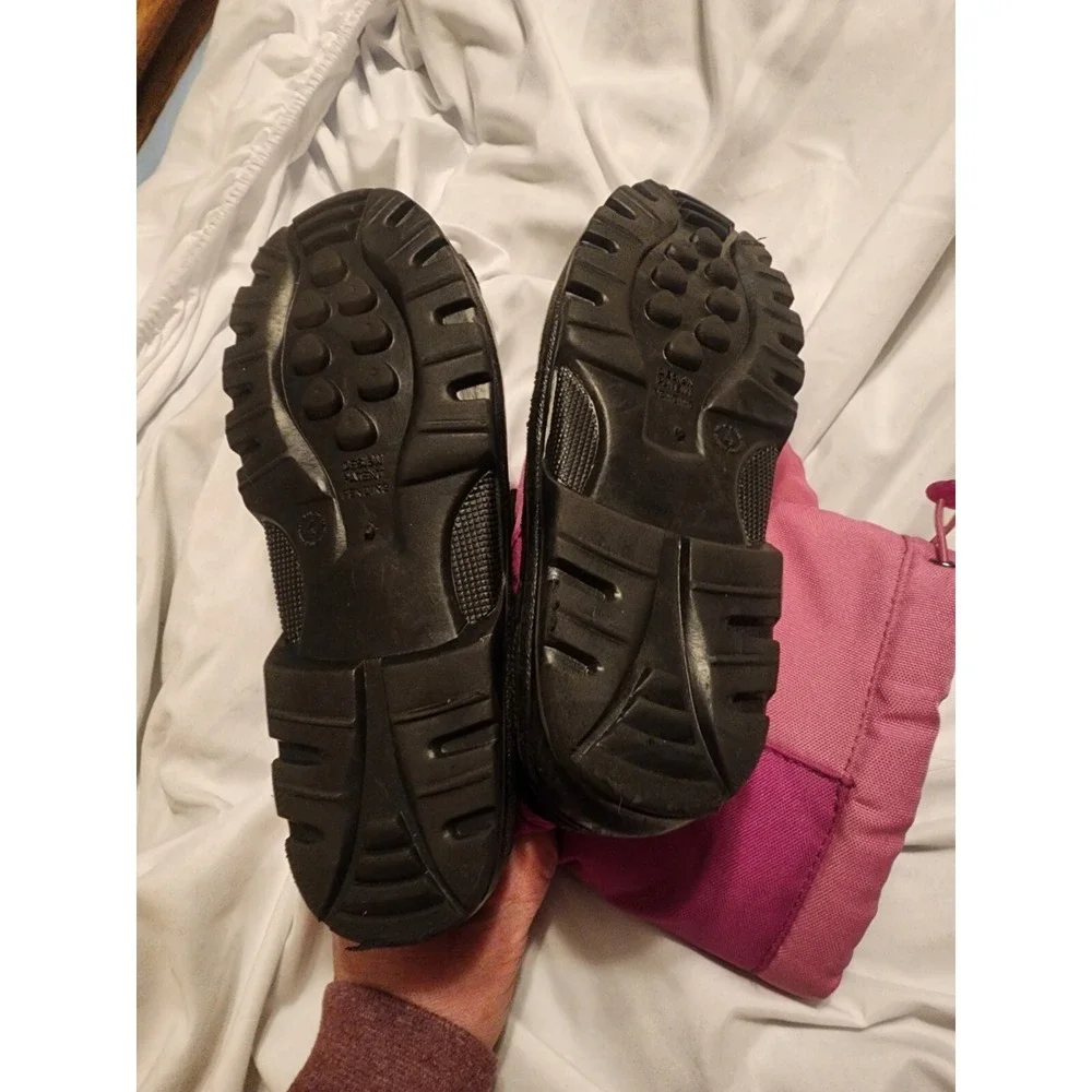 Girls Kamik Pink Snowmobile‎ Winter Snow Boots Youth size 4 Removable Liner
